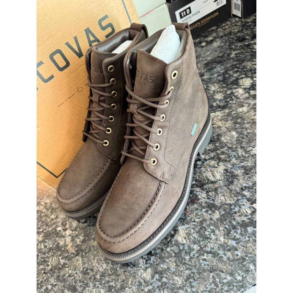 Tecovas The Rugged Moc Umber WP Cowhide Leather Boots Mens 10 D M10079UM - Picture 4 of 8